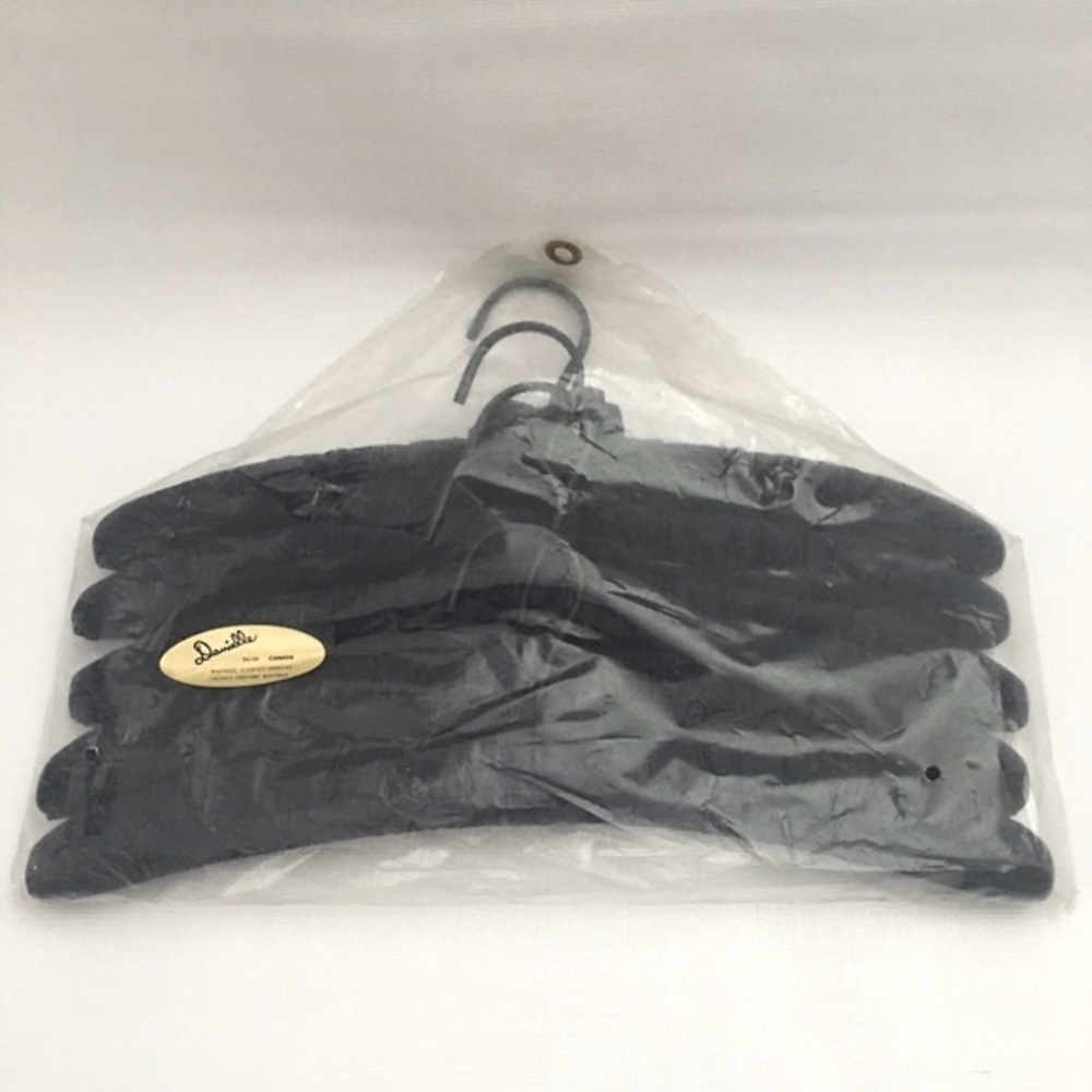 Vintage Hangers Satiny Covered Padded Scented Sealed Pkg of 5 Danielle of Canada